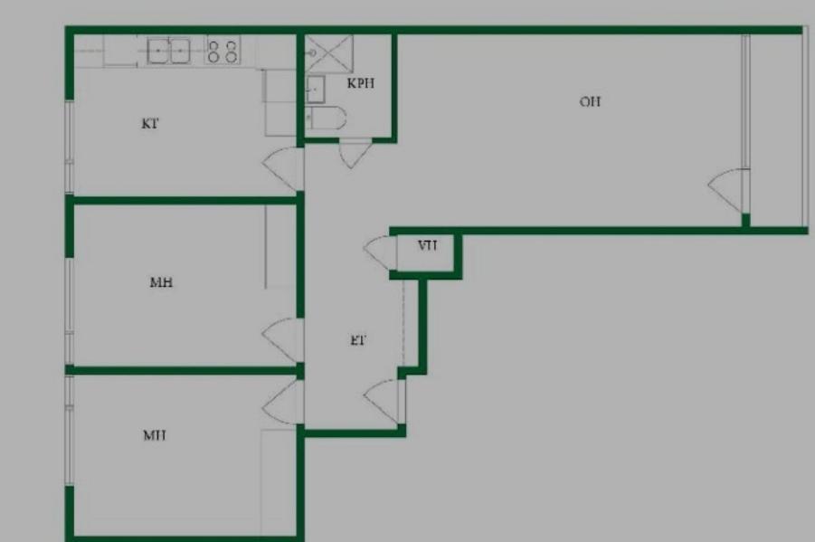 Apartament Ylimmaen Kerroksen Tilava Kolmio Jokinaekymaellae Rovaniemi Zewnętrze zdjęcie
